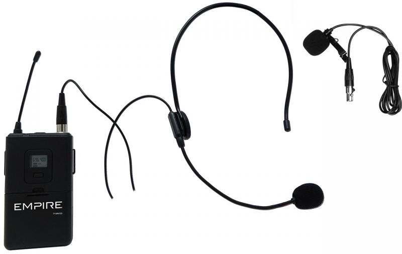 foto del prodotto microfono empire neck lavalier uhf