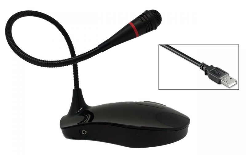 foto del prodotto microfono empire usb 180 176, omnidirezionale per conferenze