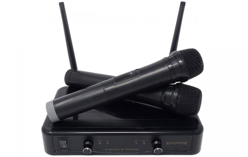 foto del prodotto microfono empire wireless range 30m t uhf band gelato piu gelato