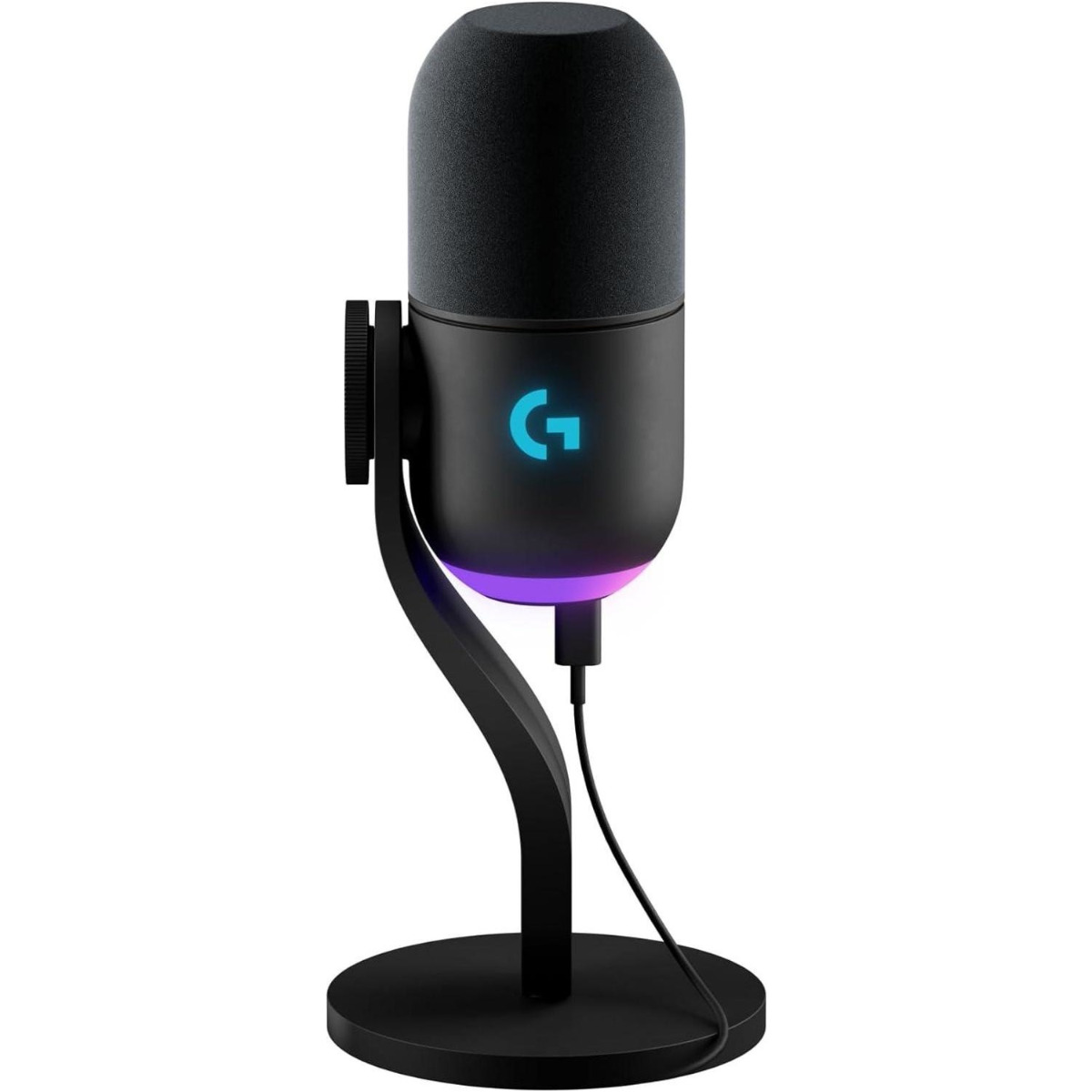 foto del prodotto microfono logitech yeti gx dynamic nero