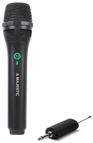 foto del prodotto microfono majestic mic 601 wireless fino a 20 metri - mic601w