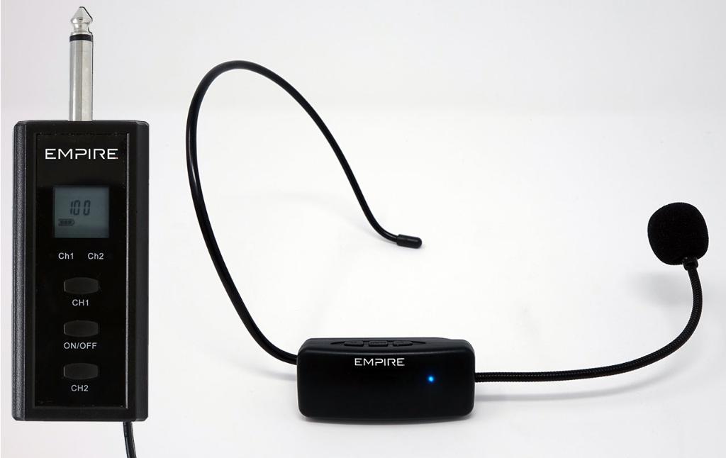 foto del prodotto microfono neck uhf ricevitore wireless