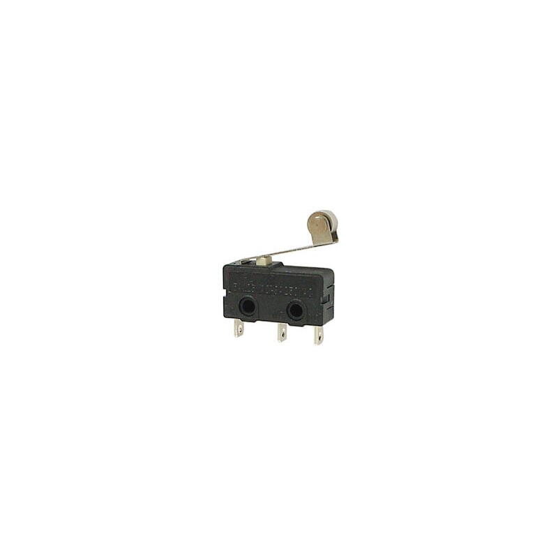 foto del prodotto microinterruttore subminiatura 5a, con leva con rotella