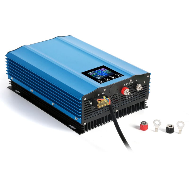 foto del prodotto microinverter mppt connesso alla rete, microinverter regolabile con potenza 1000w adatto per pannelli solari o batterie ac220v dewin