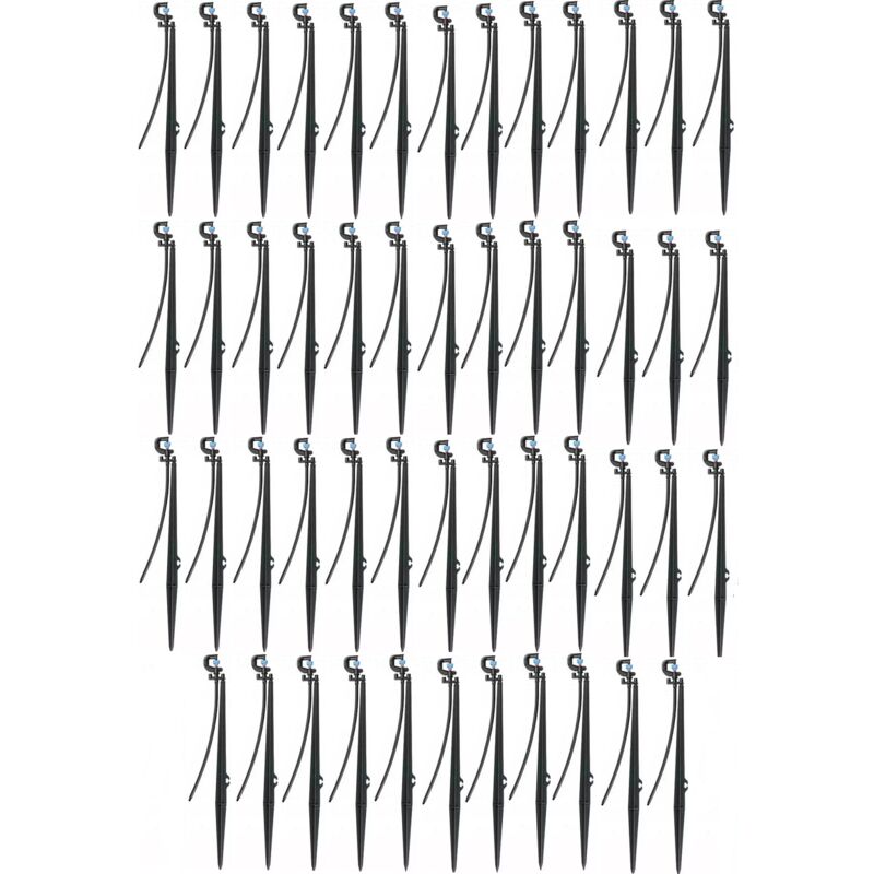 foto del prodotto microirrigatore per irrigazione a 180 . raggiungi da 1,2 a 2 m con il paletto. imballare 50 unit . offerta esclusiva