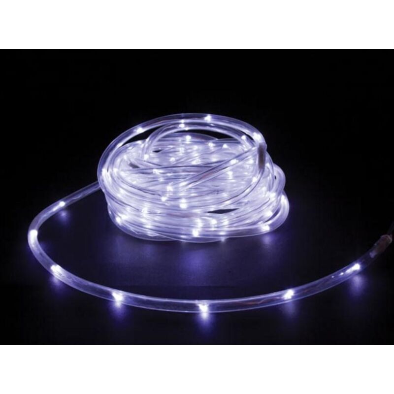 foto del prodotto microlight led 6 m 120 lampade bianche filo trasparente 12v