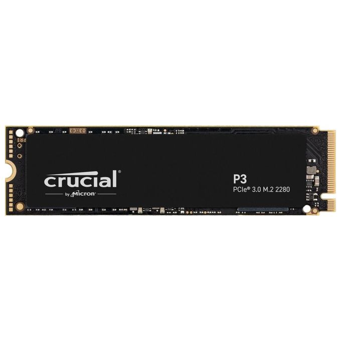foto del prodotto micron crucial p3 ssd 500gb interno m.2 2280 pcie 3.0 nvme