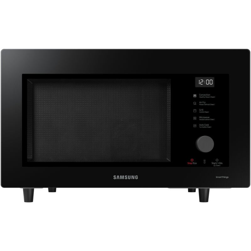 foto del prodotto microonde combinato bespoke mc32dg7646kke1 nero 32l samsung