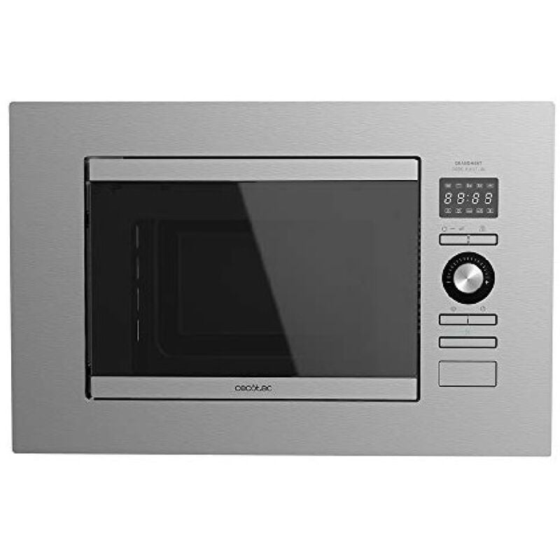 foto del prodotto microonde grandheat 2090 built in steel cecotec