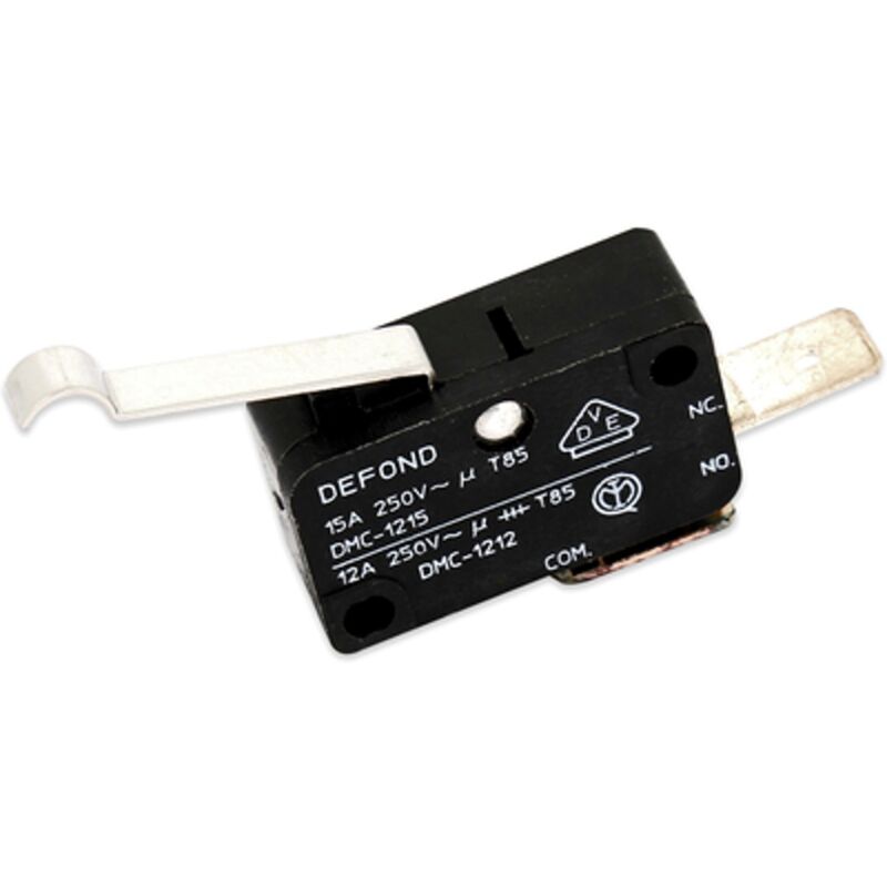 foto del prodotto micropulsante switch con leva curva 2 c universale vari piccoli elettrodomestici