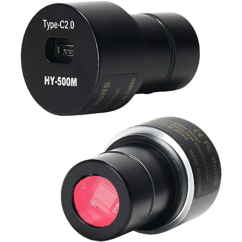 foto del prodotto microscopio con fotocamera usb2.0 cmos da 5 mp, oculare elettronico digitale, driver gratuito, microscopio ad alta velocit , telecamera industriale