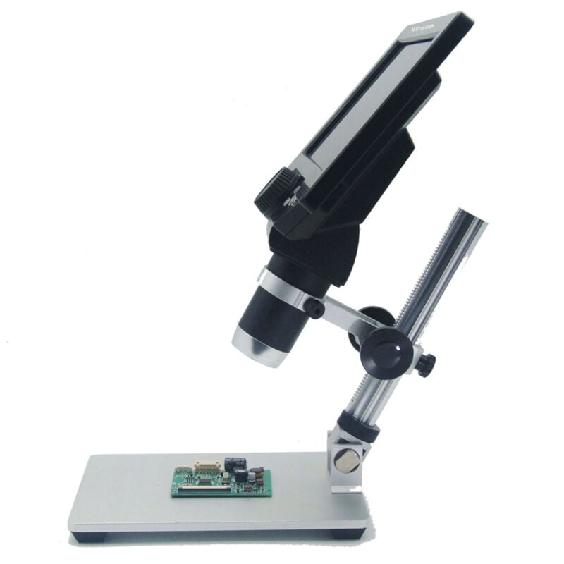 foto del prodotto microscopio digitale g1200 display lcd a base di schermata a colori grandi da 7 pollici 12 mp 1-1200x licallamento di amplificazione continua con