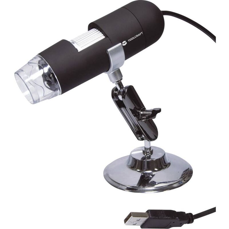 foto del prodotto microscopio usb 2 megapixel zoom digitale max. 200 x - toolcraft