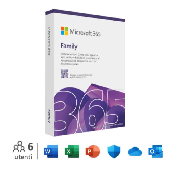 foto del prodotto microsoft 365 family ita sub1y med