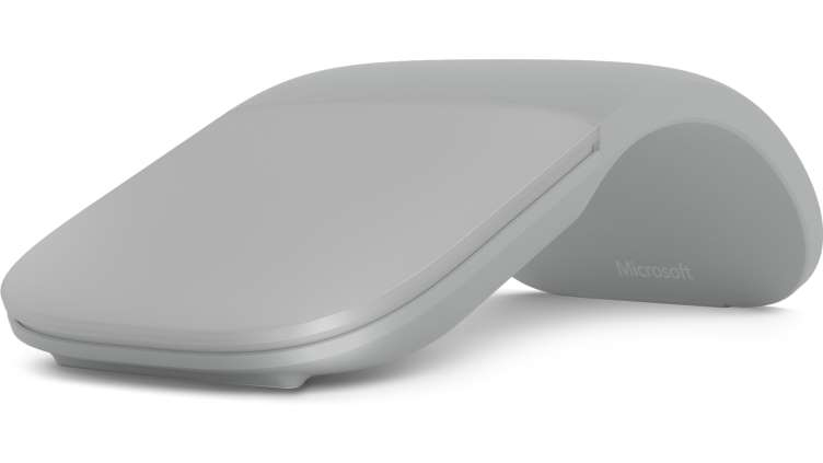 foto del prodotto microsoft arc touch bluetooth perp mouse ambidestro blue trace 1000 dpi