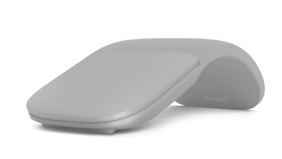 foto del prodotto microsoft surface arc mouse ambidestro bluetooth blue trace