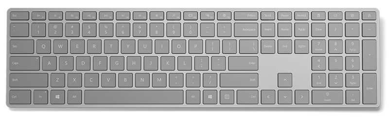 foto del prodotto microsoft surface keyboard tastiera rf senza fili bluetooth grigio