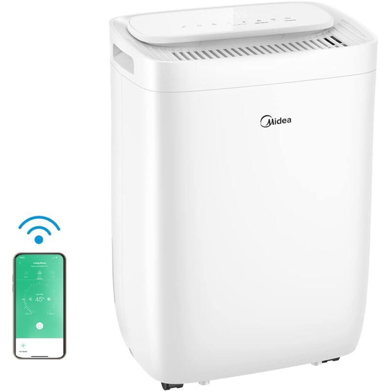 foto del prodotto midea deumidificatore 10l 24h,deumidificatore casa muffa,controllo wifi,filtro hepa,fresh dry 10
