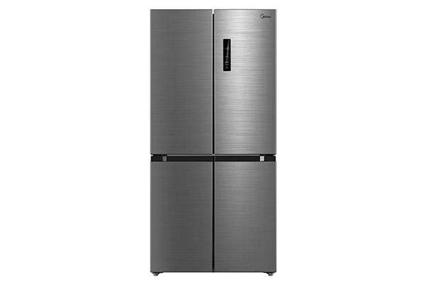 foto del prodotto midea frigo 4 porte no frost multiairf 474lt e 83cm inox mdrf632fie46