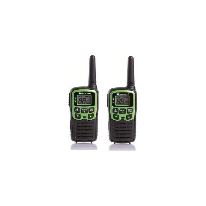 foto del prodotto midland coppia ricetrasmittente xt-30 16 canali batterie ricaricabili via usb autonomia 5 ore 6km