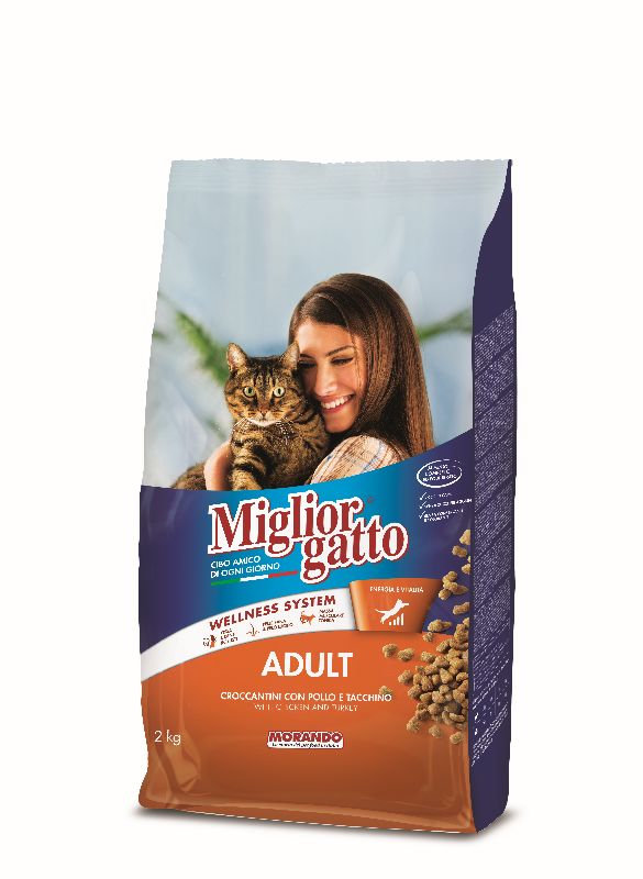 foto del prodotto migliorgatto adulti crocc 2kg poll/tacch