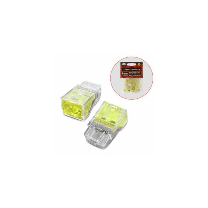 foto del prodotto miidex lighting connettore rapido rigido a 2 fili x 20 pezzi