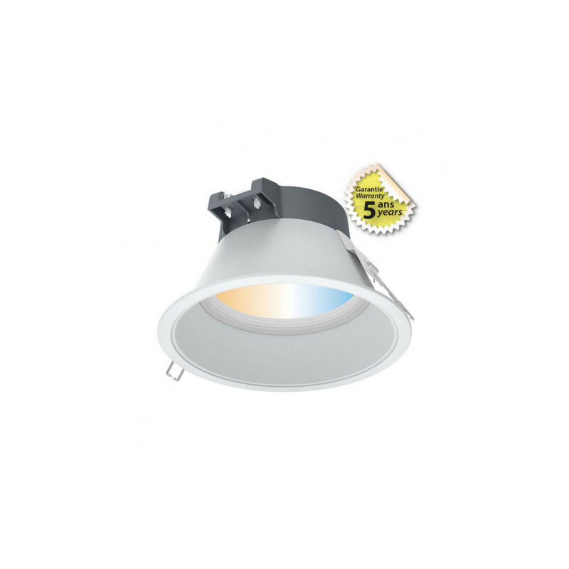 foto del prodotto miidex lighting downlight led dimmerabile ac220 240v 30w 2800lm 100 ip44 20 217mm ctc 3000k 4000k 6000k foratura 200mm