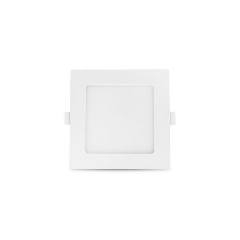 foto del prodotto miidex lighting faretto led da incasso a soffitto ac220 240v 10w 750lm 120 impermeabile ip40 ik06 147x147mm bianco naturale 4000k foratura 12