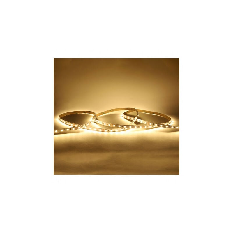 foto del prodotto miidex lighting fascia led dc12v dimmerabile 9w m 920lm m 120led m 120 ip54 5m resistenza all acqua bianco hot 3000k