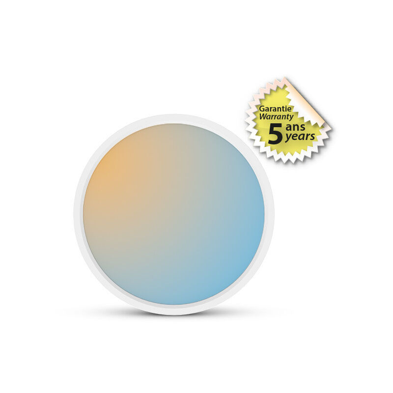 foto del prodotto miidex lighting lampada da soffitto a led clc 24w 305mm 2520lm 3000 6000k bianco garanzia di 5 anni