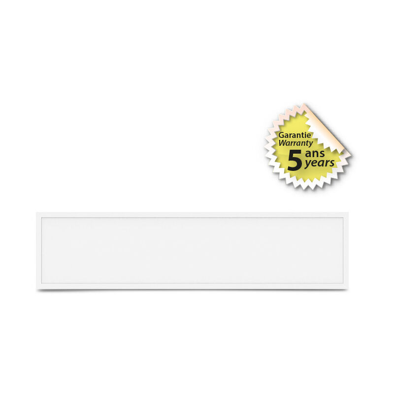 foto del prodotto miidex lighting lampada da soffitto a led rettangolare 28w 4000k bianco naturale 295x1195mm ip20