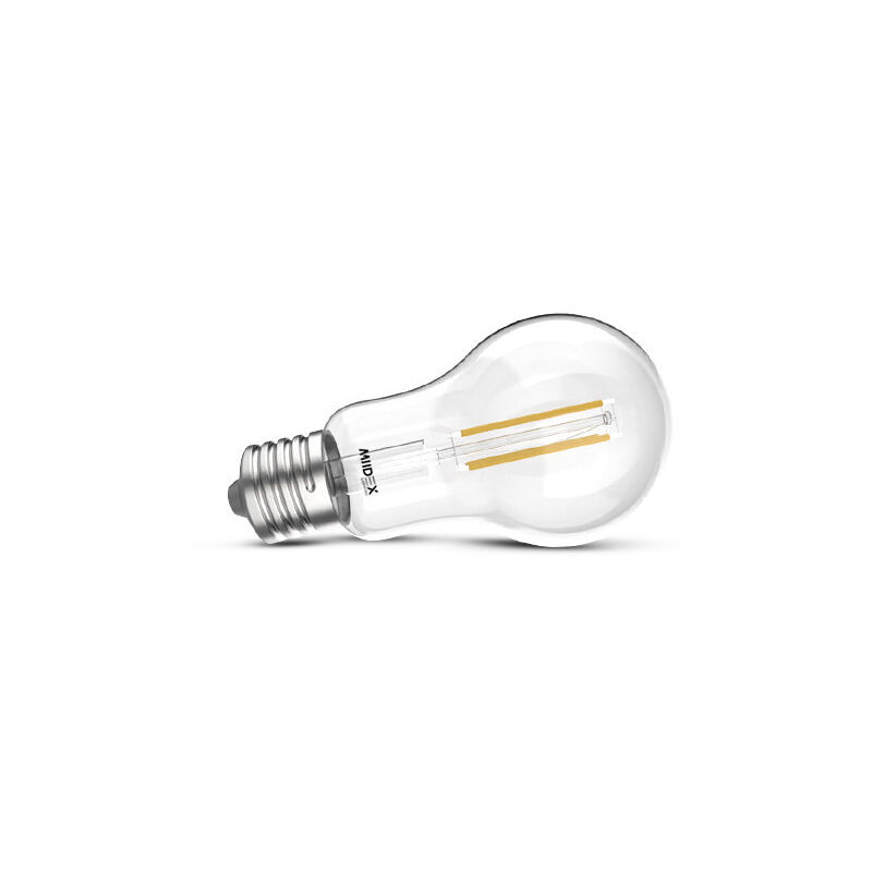 foto del prodotto miidex lighting lampadina led e27 filament 6w 4000k bianco naturale design vintage ed economico