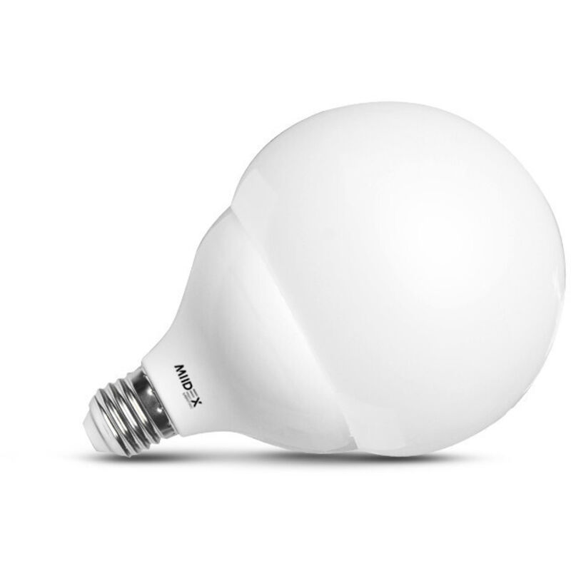 foto del prodotto miidex lighting lampadina led e27 g120 20w 4000k bianco naturale 2452lm 120mm angolo 200 