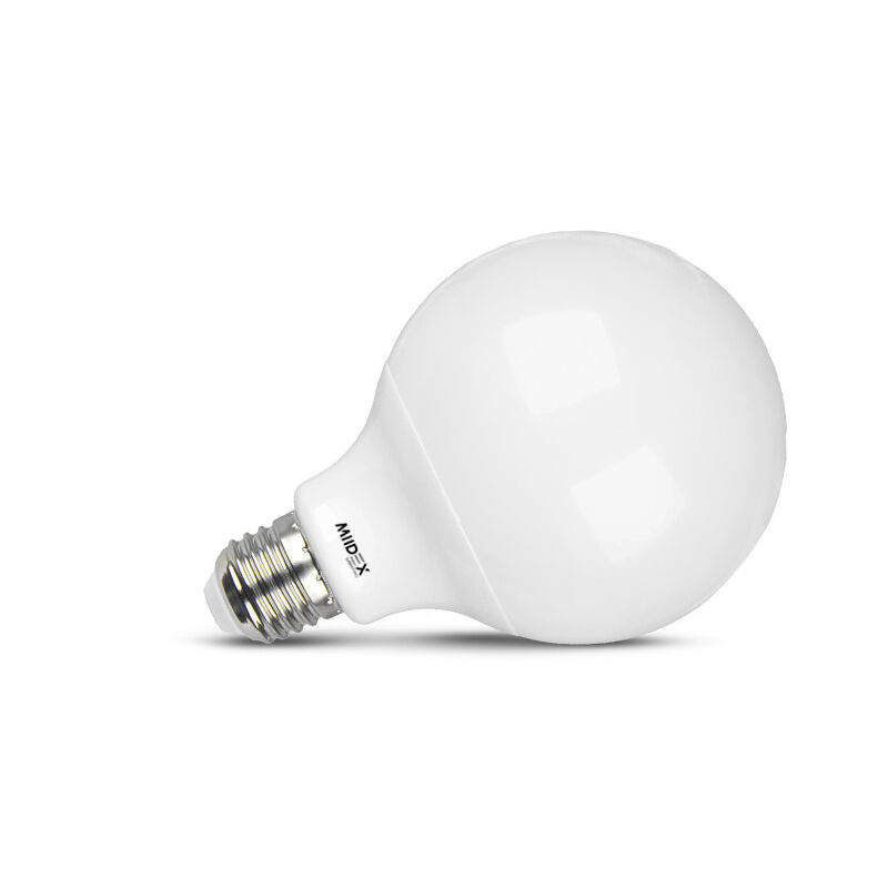 foto del prodotto miidex lighting lampadina led e27 g95 13w 6500k giorno bianco 1521lm 95mm