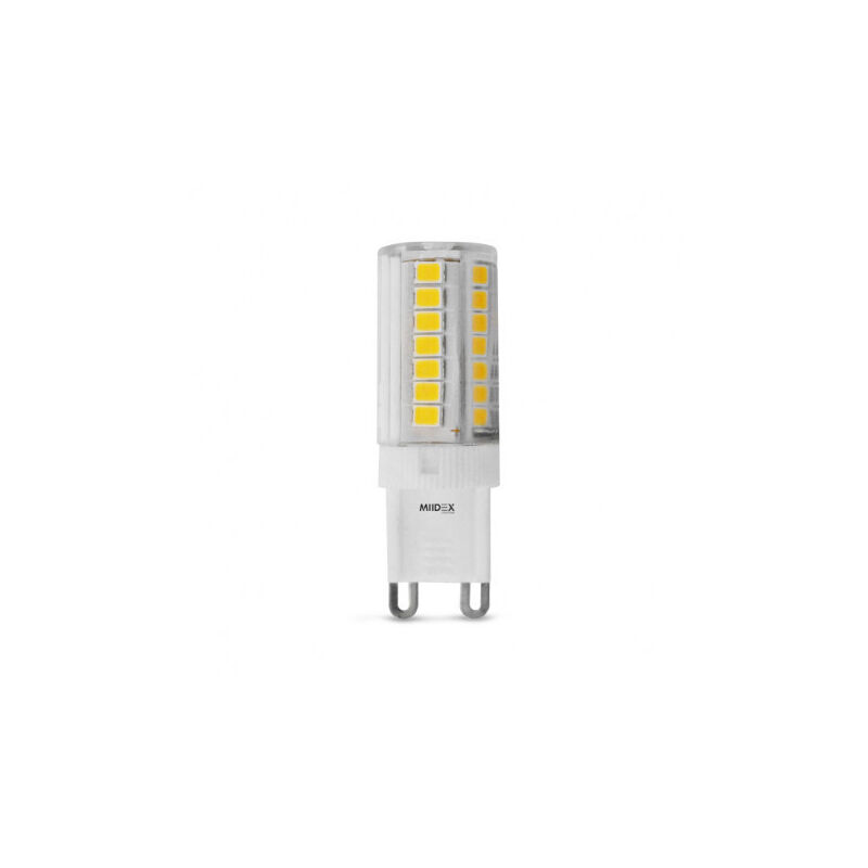 foto del prodotto miidex lighting lampadina led g9 dimmerabile ac220 240v 3.5w 350lm 300 ip20 17mm bianco naturale 4000k