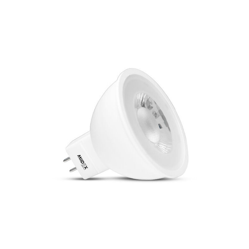 foto del prodotto miidex lighting lampadina led gu5.3 faretto 6w bianco caldo 3000k angolo 38 50mm