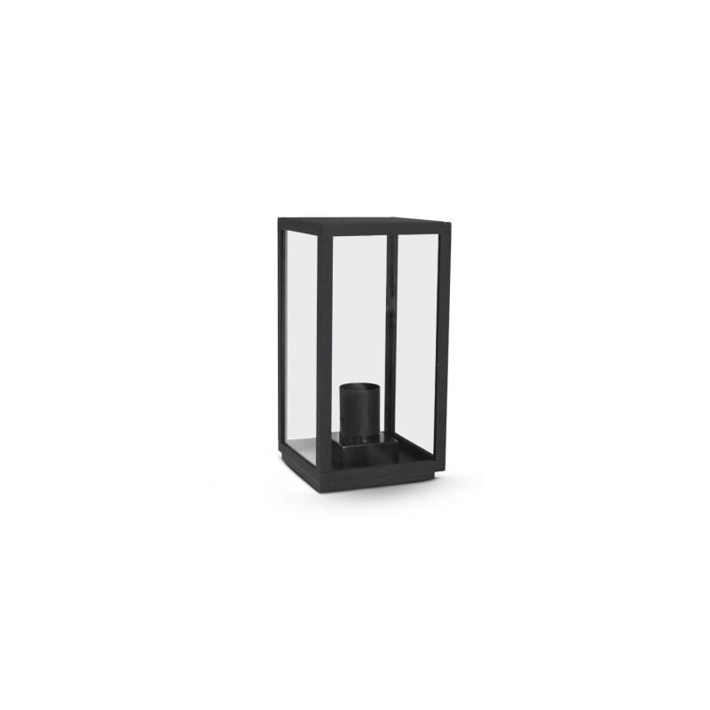 foto del prodotto miidex lighting lanterna e27 grigio antracite 18w ip54 classe i 240mm altezza