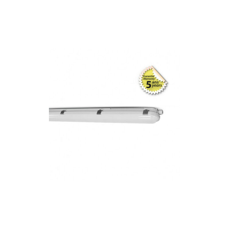 foto del prodotto miidex lighting led impermeabile ac220 240v 30 55w 4480 7540lm 120 impermeabile ip65 ik10 1560x100mm bianco naturale 4000k