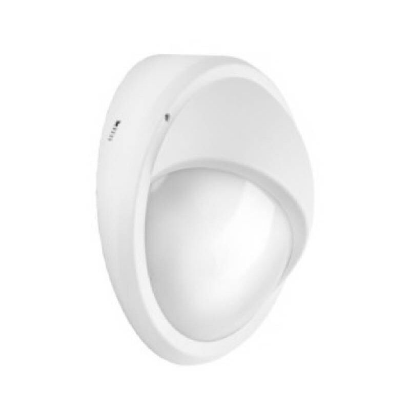 foto del prodotto miidex lighting led soffitto asimmetrico 21w 2300lm rf detector ip65 ik10 345mm resistenza all acqua bianco naturale 4000k