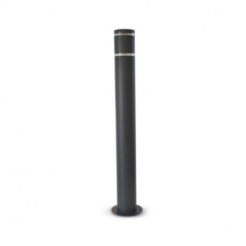 foto del prodotto miidex lighting palo led e27 60w ip44 impermeabile ik10 90 810 mm grigio antracite