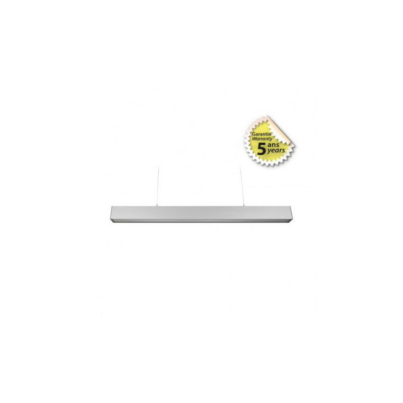 foto del prodotto miidex lighting - prismatic led lineare 24w 3000lm 65° 600mmx64mm - bianco naturale 4000k