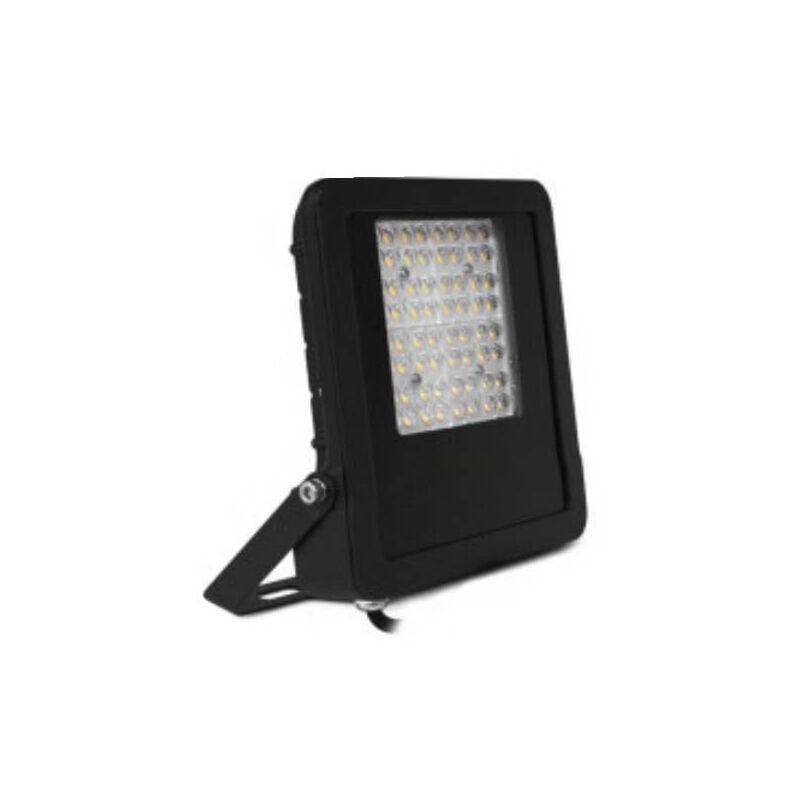 foto del prodotto miidex lighting proiettore led ac220 240v 50w 4400lm 40x90 ip65 impermeabile ik05 237x200mm bianco caldo 3000k