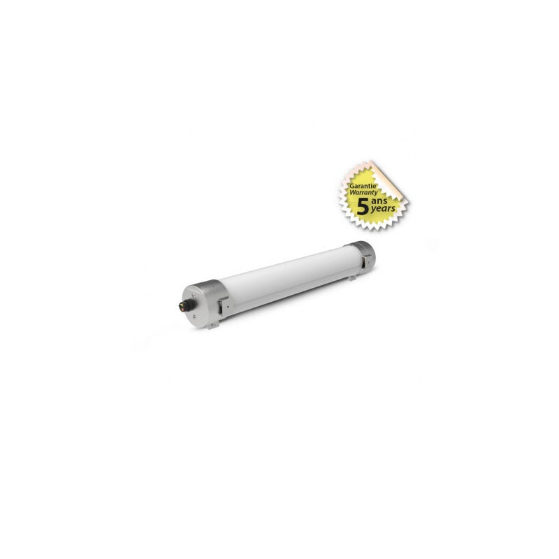 foto del prodotto miidex lighting tube 600mm integrato led opal cross 17w 2465lm 3000k garanzia di 5 anni