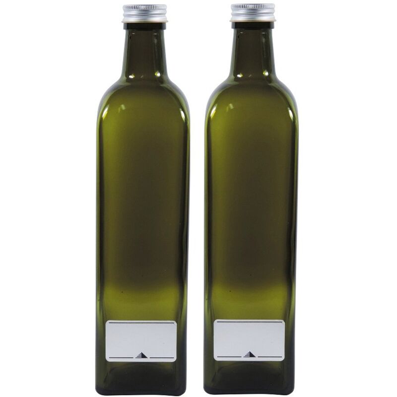 foto del prodotto mikken bottiglia per olio, alluminio, verde, 17, 2 unit 