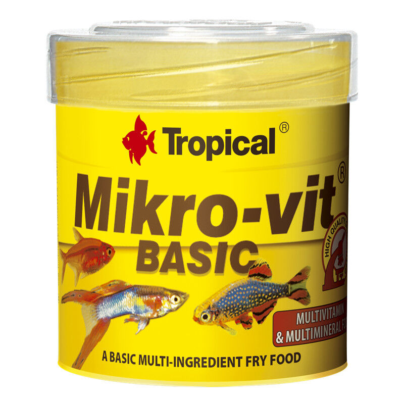 foto del prodotto mikro vit basic per avannotti da 32 gr 50 ml tropical