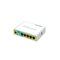 foto del prodotto mikrotik hex poe lite router cablato fast ethernet bianco rb750upr2