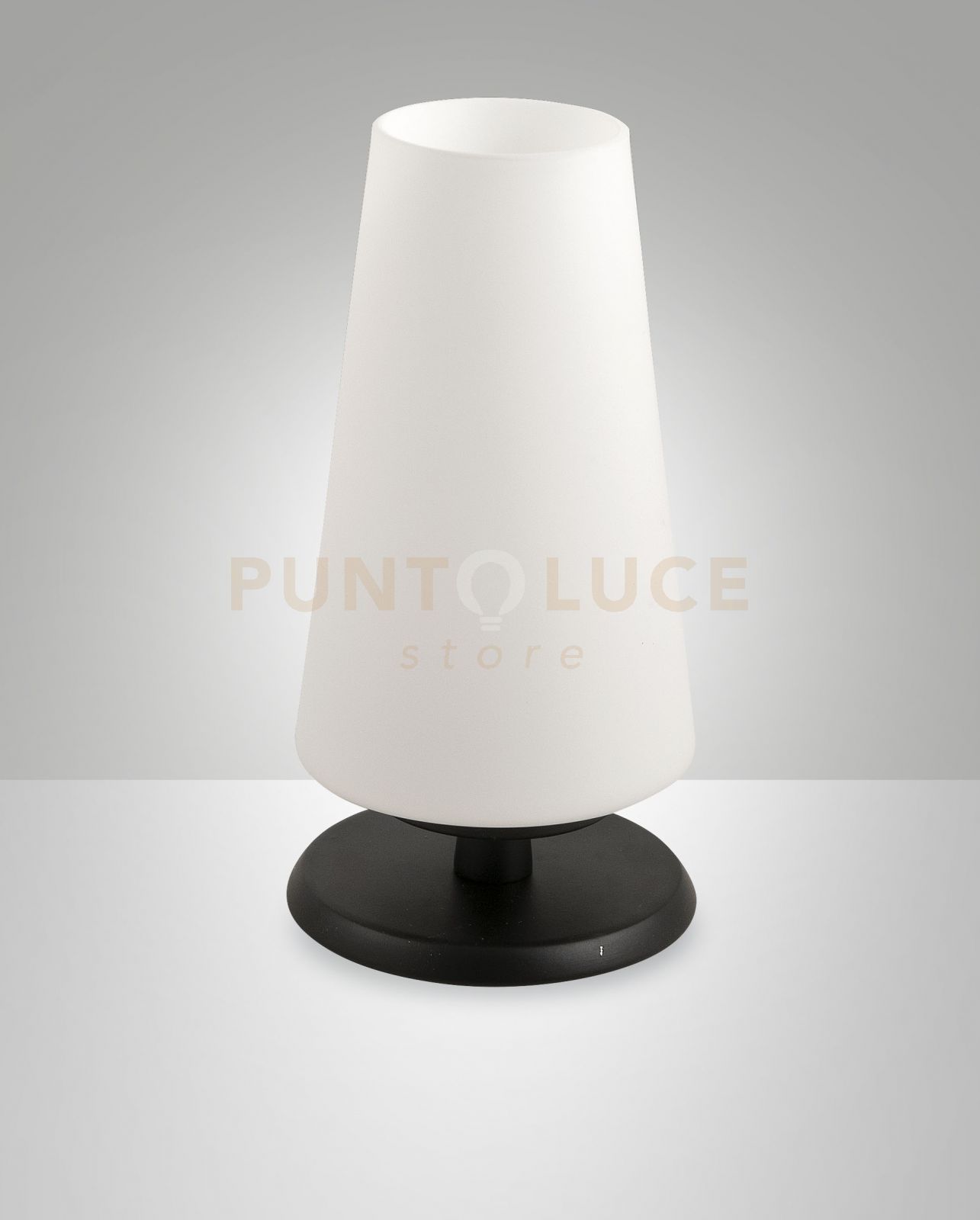 foto del prodotto milady lampada da tavolo attacco g9 lampadina inclusa colore nero dimmerabile d.6cm