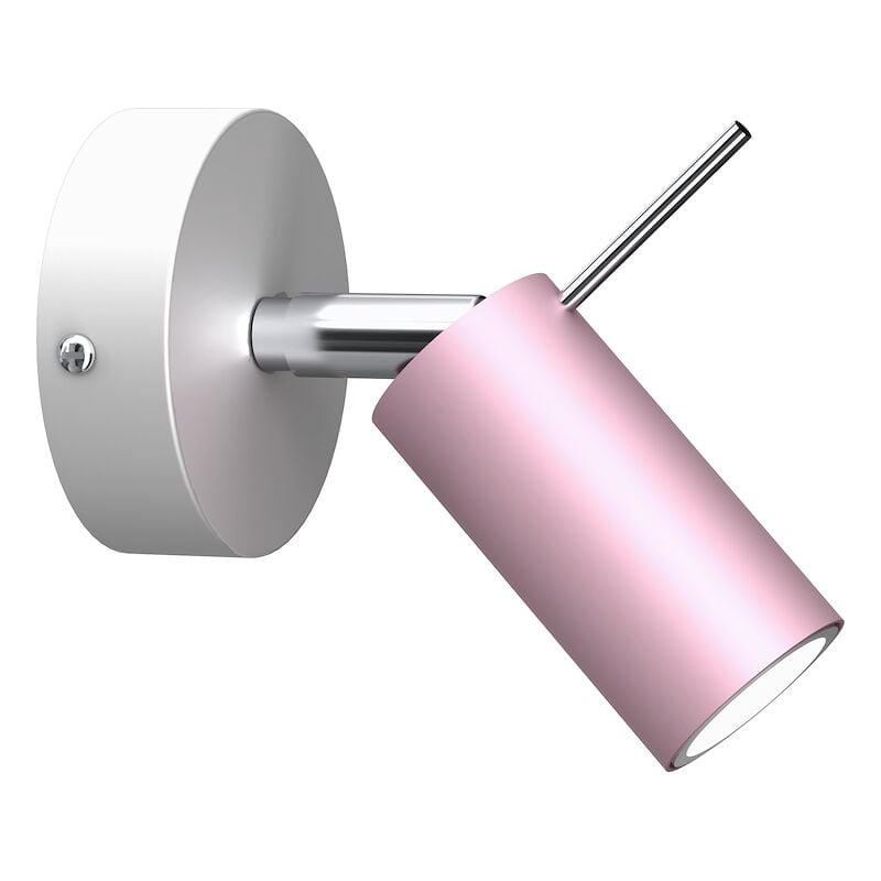 foto del prodotto milagro lampada da parete preston rosa bianco 1x mini gu10