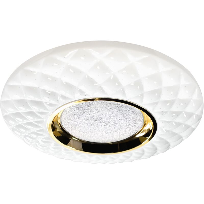 foto del prodotto milagro lampada da soffitto tokyo gold 48w 500 mm telecomando
