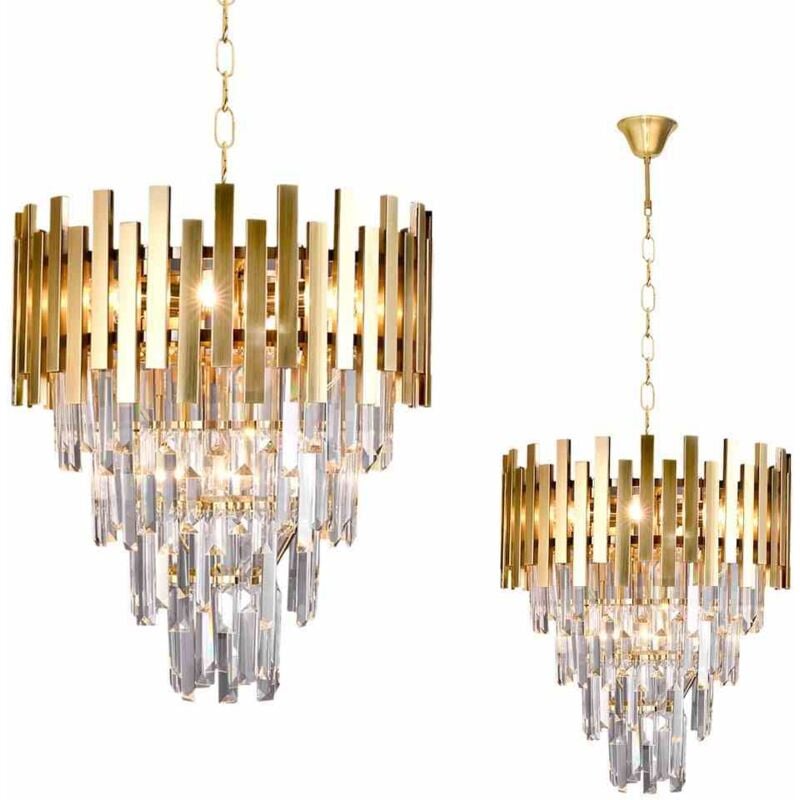 foto del prodotto milagro lampadario aspen ii gold 9xe14